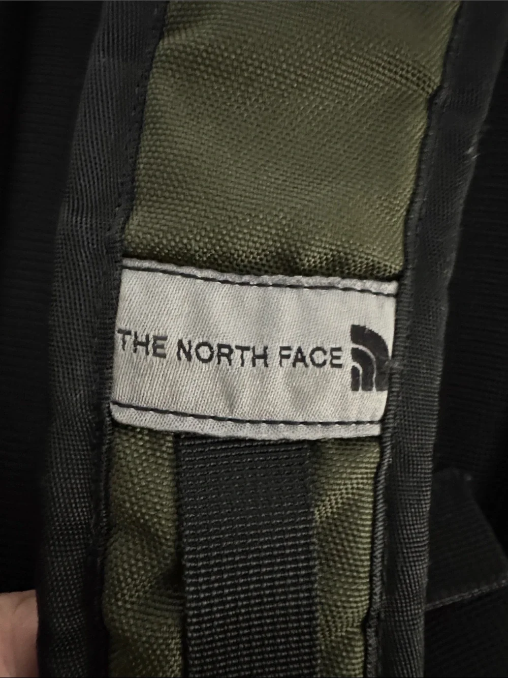 Vintage Y2K The North Face Yavapai Olive Green and Black Backpack